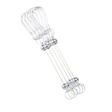 Maxbell 5 Pieces Beadable Carabiner Clips Buckle for Backpack Charms Keychain Making silver