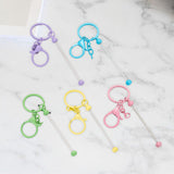 Maxbell 5x Beadable Keychains Bars Accessories Keychain Bars for Beads for Kids Gift