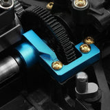 Maxbell Open Gears Box Gearbox Replacement RC Model Metal Aluminum Gearbox for Tamiya blue