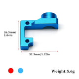 Maxbell Open Gears Box Gearbox Replacement RC Model Metal Aluminum Gearbox for Tamiya blue