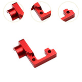 Maxbell Open Gears Box Gearbox Replacement RC Model Metal Aluminum Gearbox for Tamiya red