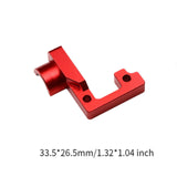 Maxbell Open Gears Box Gearbox Replacement RC Model Metal Aluminum Gearbox for Tamiya red