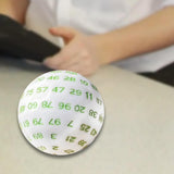 Maxbell 100 Sided Dice Acrylic Compact Large D100 Dice for Board Game Table Game Green