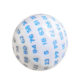 Maxbell 100 Sided Dice Acrylic Compact Large D100 Dice for Board Game Table Game Blue