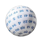 Maxbell 100 Sided Dice Acrylic Compact Large D100 Dice for Board Game Table Game Blue