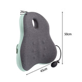 Maxbell Office Chair Waist Cushion Lumbar Support Pillow for Car Watching TV green