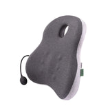 Maxbell Office Chair Waist Cushion Lumbar Support Pillow for Car Watching TV grey