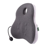 Maxbell Office Chair Waist Cushion Lumbar Support Pillow for Car Watching TV grey