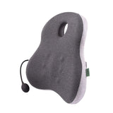 Maxbell Office Chair Waist Cushion Lumbar Support Pillow for Car Watching TV grey