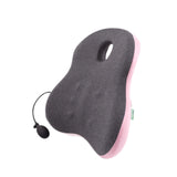 Maxbell Office Chair Waist Cushion Lumbar Support Pillow for Car Watching TV pink