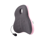 Maxbell Office Chair Waist Cushion Lumbar Support Pillow for Car Watching TV pink