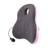 Maxbell Office Chair Waist Cushion Lumbar Support Pillow for Car Watching TV pink