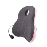 Maxbell Office Chair Waist Cushion Lumbar Support Pillow for Car Watching TV pink