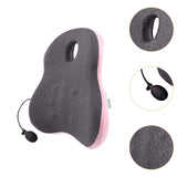 Maxbell Office Chair Waist Cushion Lumbar Support Pillow for Car Watching TV pink