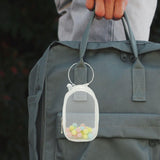Maxbell Portable Figures Storage Bag PVC Clear Tiny Pouch Hanging Figure Storage Bag White