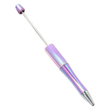 Maxbell 10x Beadable Pen Rollerball Pen Creative for Office Supplies School Students violet