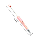 Maxbell 10x Beadable Pen Rollerball Pen Creative for Office Supplies School Students pink