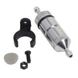Maxbell RC Car Oil Fuel Filters Metal Oil Fuel Filters for RC 1:8 Hobby Car Vehicles