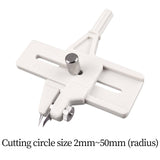 Maxbell Compass Circle Cutter Leather Tool Paper Trimmer for Leather Paper Cardboard