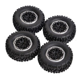 Maxbell 4Pcs RC Tire Wheels for 1/16 1/12 Scale Wear Resistant Tyres Set for B14 B24