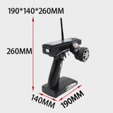 Maxbell 2.4G 3CH Afhs Radio Remote Control Transmitter with Receiver for RC Car Boat