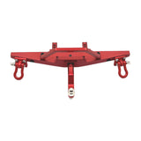 Maxbell 1/12 RC Car Front Bumper Metal RC Car Bumper for MN128 RC Car Model DIY Accs red