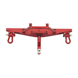 Maxbell 1/12 RC Car Front Bumper Metal RC Car Bumper for MN128 RC Car Model DIY Accs red
