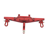 Maxbell 1/12 RC Car Front Bumper Metal RC Car Bumper for MN128 RC Car Model DIY Accs red