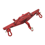Maxbell 1/12 RC Car Front Bumper Metal RC Car Bumper for MN128 RC Car Model DIY Accs red