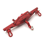Maxbell 1/12 RC Car Front Bumper Metal RC Car Bumper for MN128 RC Car Model DIY Accs red
