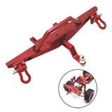 Maxbell 1/12 RC Car Front Bumper Metal RC Car Bumper for MN128 RC Car Model DIY Accs red