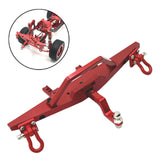 Maxbell 1/12 RC Car Front Bumper Metal RC Car Bumper for MN128 RC Car Model DIY Accs red