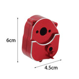 Maxbell 1/12 RC Car Gearbox Housing Transmission Case Housing Set for MN82 MN78 LC79 red