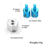 Maxbell RC Differential Outdrive Cups Upgrade Parts 1/10 for Tamiya R DIY Accs