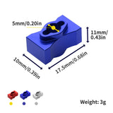 Maxbell RC Differential Locker Spool Replacement for 1/10 Scale Remotes Control Cars Blue