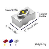 Maxbell RC Differential Locker Spool Replacement for 1/10 Scale Remotes Control Cars Silver