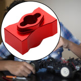 Maxbell RC Differential Locker Spool Replacement for 1/10 Scale Remotes Control Cars Red