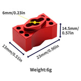 Maxbell RC Lock Straight Shaft Stable for 1/8 Scale Remotes Control Cars Accessories REd
