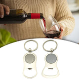 Maxbell Bottle Opener Key Chain Unique Key Holder Hanging Decoration Keyring for Bar 2.9cmx6.6cm