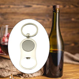 Maxbell Bottle Opener Key Chain Unique Key Holder Hanging Decoration Keyring for Bar 2.9cmx6.6cm