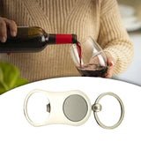Maxbell Bottle Opener Key Chain Unique Key Holder Hanging Decoration Keyring for Bar 2.9cmx6.6cm