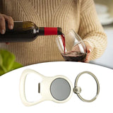 Maxbell Bottle Opener Key Chain Unique Key Holder Hanging Decoration Keyring for Bar 3.5cmx6.4cm