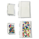 Maxbell Loose Page Diary Book Creative Stationery for Journaling Drawing Note Taking A7 Clear