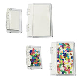 Maxbell Loose Page Diary Book Creative Stationery for Journaling Drawing Note Taking A7 Clear