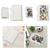 Maxbell Loose Page Diary Book Creative Stationery for Journaling Drawing Note Taking A7 Clear