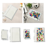 Maxbell Loose Page Diary Book Creative Stationery for Journaling Drawing Note Taking A7 Clear