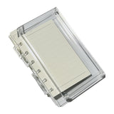 Maxbell Loose Page Diary Book Creative Stationery for Journaling Drawing Note Taking A7 Clear