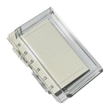 Maxbell Loose Page Diary Book Creative Stationery for Journaling Drawing Note Taking A7 Clear