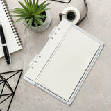 Maxbell Loose Page Diary Book Creative Stationery for Journaling Drawing Note Taking A5 Clear