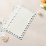Maxbell Loose Page Diary Book Creative Stationery for Journaling Drawing Note Taking A5 Clear